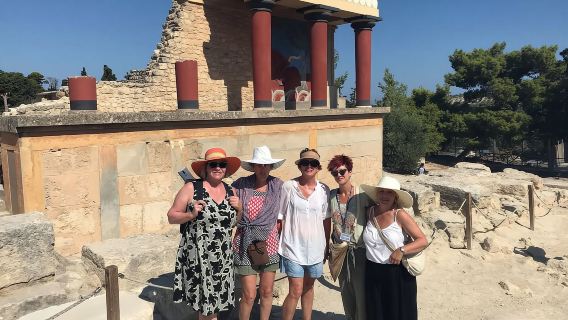 Heraklion: Visita guiada privada a Cnosos y entrada sin colas