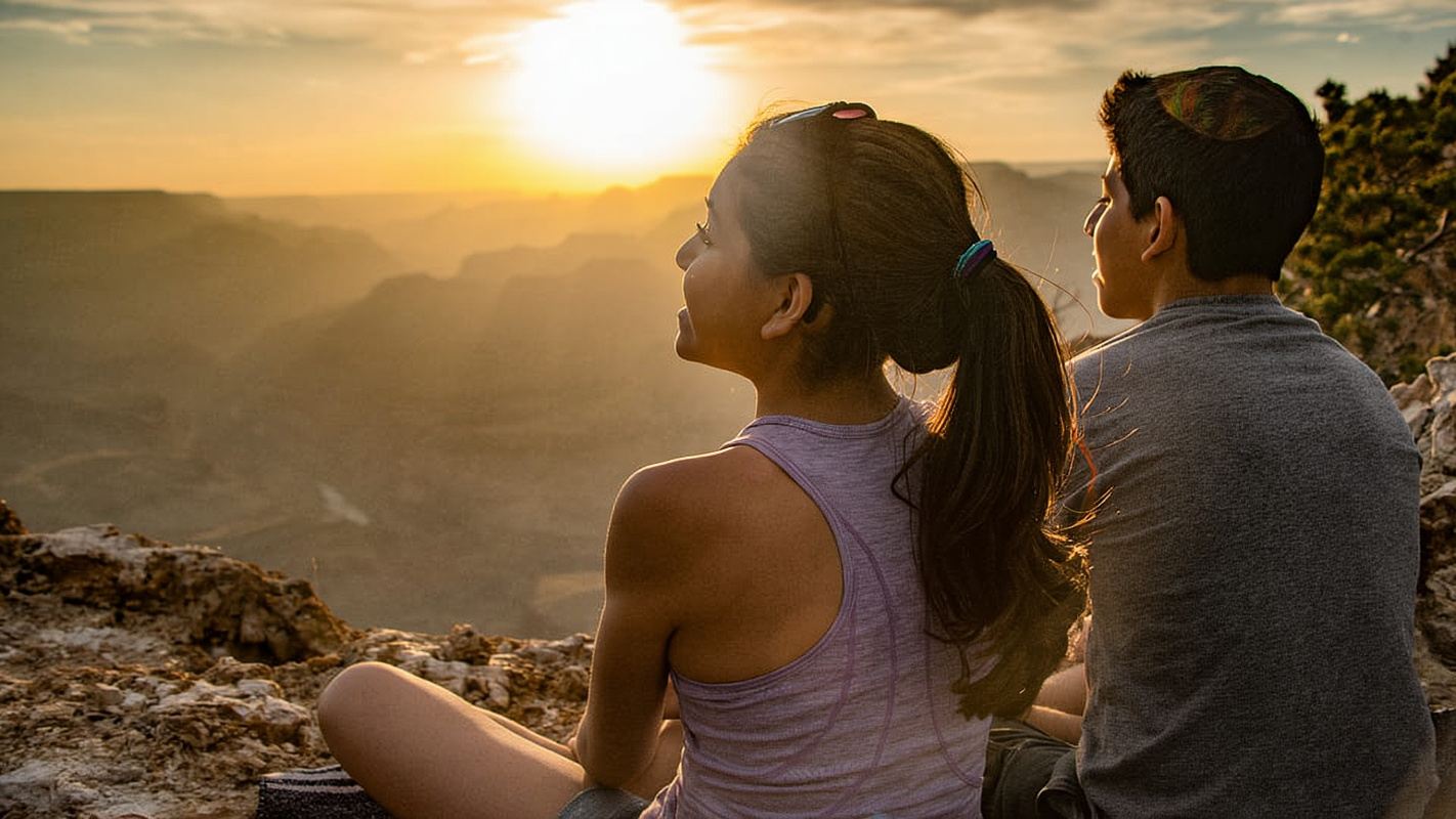 From Tusayan: Grand Canyon Desert View Sunset Tour