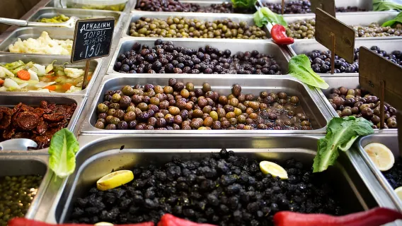 Heraklion: tour a piedi con degustazione di cibo