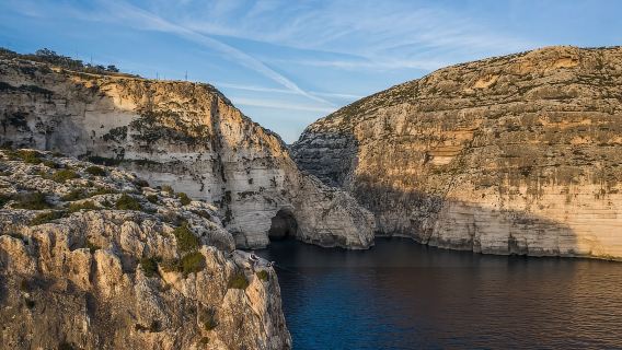 Malte : temples préhistoriques, patrimoine calcaire et grotte bleue