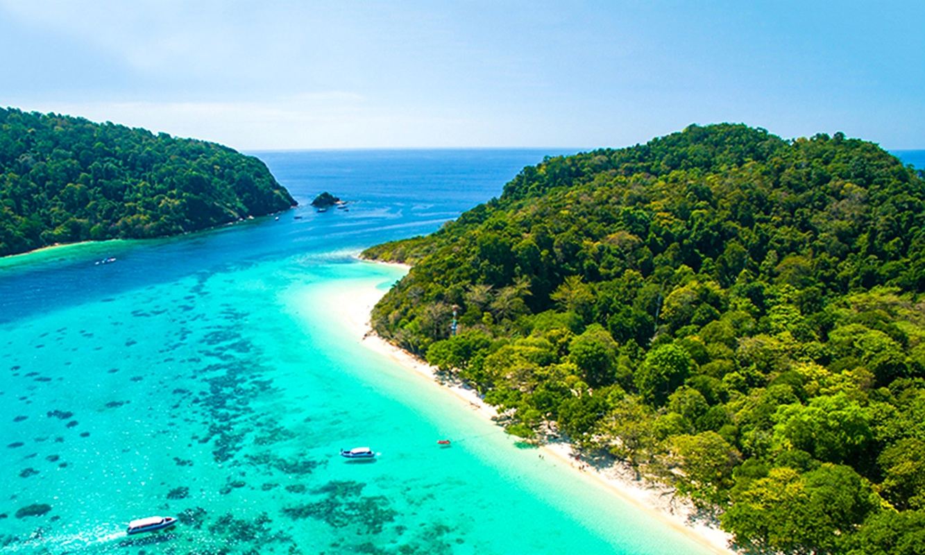 Ab Krabi/Lanta: Tagesausflug zu den Inseln Koh Rok und Koh Haa, Top-Schnorchelziele, vergleichbar mit den Similan-Inseln