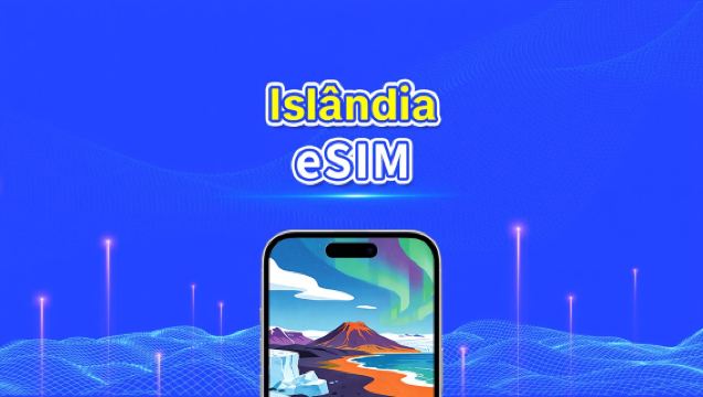 eSIM Islândia | Dados de alta velocidade | 5G/4G | Pacote diário/de dados | 24 horas | 1-30 dias | Código QR