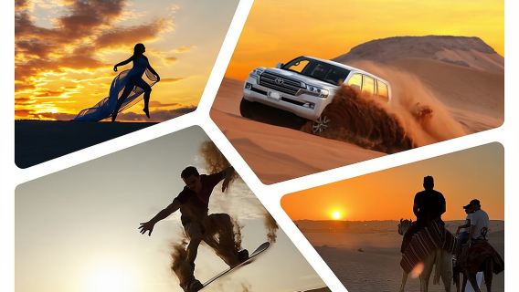 Qatar Sunset Desert Safari: Dune Bashing & Golden Sands Adventure