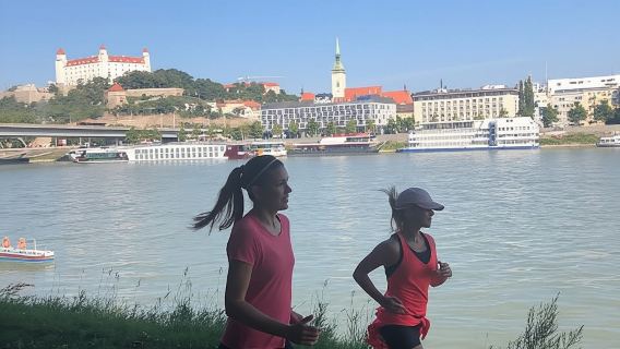 Running tour of Bratislava with a local