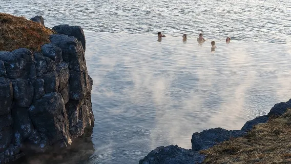 Small-Group Golden Circle, Sky Lagoon with Ticket & Kerid Crater