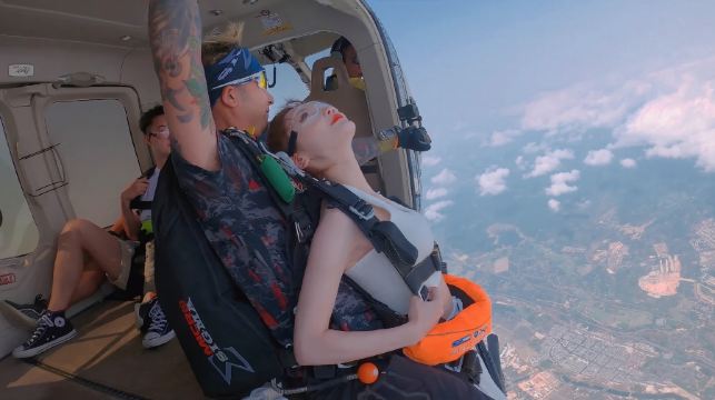 廣東廣州增城三江飛行基地跳傘 廣州三江高空雙人跳傘 【3000米自由落體+專業高清視頻拍攝+視頻剪輯】