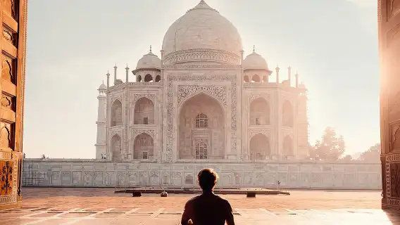 Day Trip to The Taj Mahal and Agra from Pune with Both Side Commercial Flights