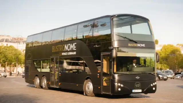 Bustronome Paris view bus restaurant [Enjoy French cuisine while touring downtown Paris|Panoramic dining car|Hidden Gems of Paris|Passing by iconic attractions