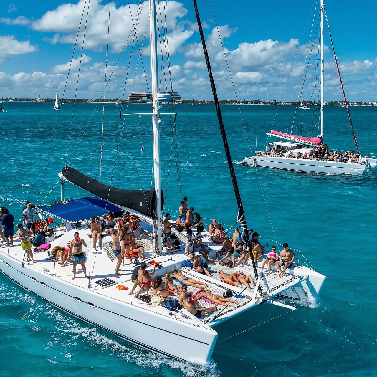 이슬라 무헤레스: 디럭스 쌍동선 투어