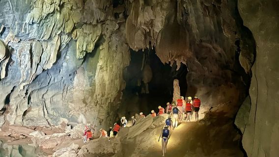 National Park: Zipline in Dark cave & Explore Phong Nha Cave