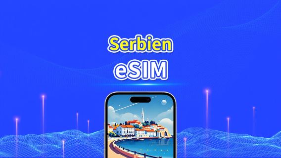 Serbien eSIM | 4G | Tages-/Gesamt-Datenpaket | 1–30 Tage | 24-Stunden-Abrechnung | QR-Code