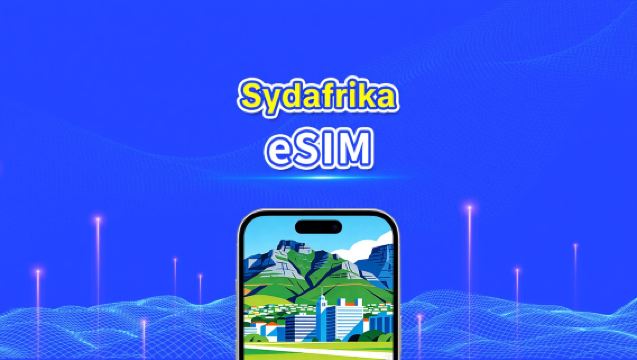 Sydafrika eSIM | 4G | Höghastighetsdata | Daglig paket/datapaket | 24-timmars debitering | 1-30 dagar | QR-kod