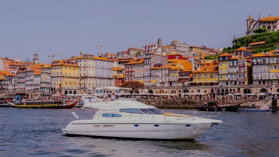 Porto: Luxury Yacht Cruise with Wine Tasting & Appetizers