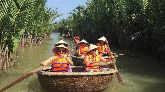 Market Tour , Basket Boat and Cooking Class Hoi An