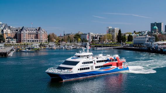 Da Seattle: Viaggio di andata e ritorno in traghetto veloce per Victoria, BC
