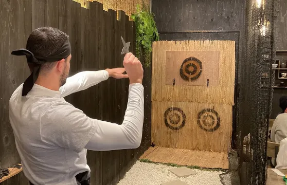 高山手裡劍體驗