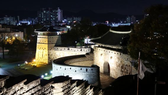 Da Seul: tour serale alla fortezza di Suwon Hwaseong, patrimonio dell'UNESCO