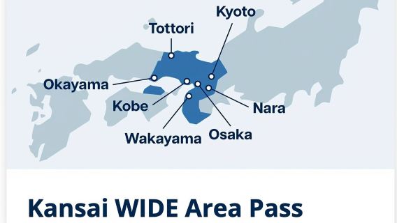 [Promosi] Kansai Pass|Pas Kawasan Luas Kansai 5 hari