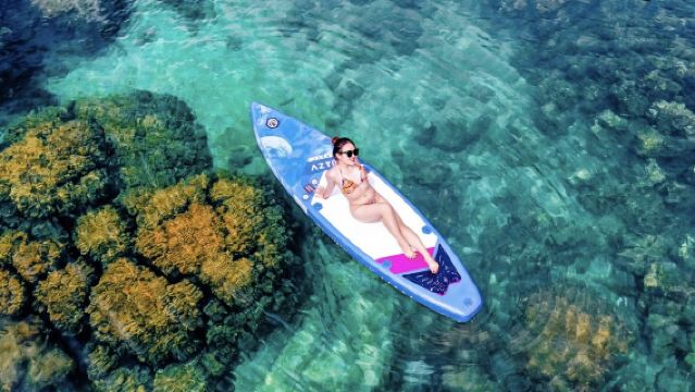 Eendaagse tour naar drie eilanden van Phu Quoc | Speedboottocht + snorkelen bij het koraalrif + Flycam-opnames