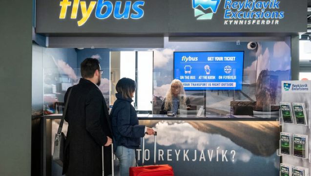 Flybus One-Way Ticket: Keflavik Airport (KEF) to Reykjavik BSI Bus Terminal