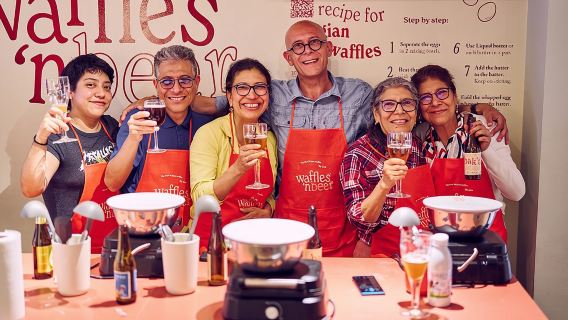 The Waffles 'n Beer Workshop in Bruges Centre