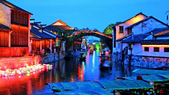 嘉興烏鎮東柵景區+西塘古鎮一日遊【純玩上門接雙5A水鄉】
