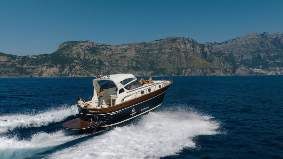 Private Capri day tour from Sorrento on a 38ft Motorboat