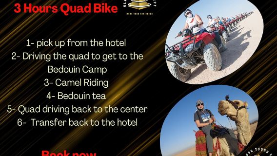 Safari in quad di 3 ore a Hurghada