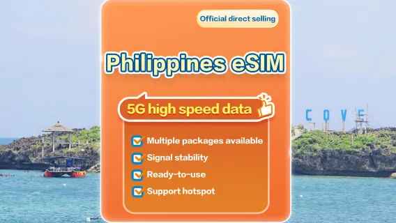 [Philippines] 5G | eSIM | 1-30 days available | Subscribe and use | Hotspot support | QR Code