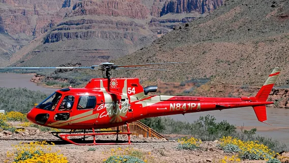 Grand Canyon West Rim bus tour with Hoover Dam photo stop and helicopter ride