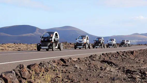 Timanfaya Twizy electric car tour ticket