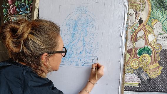 Уроки живописи и художественная мастерская Дхираджа