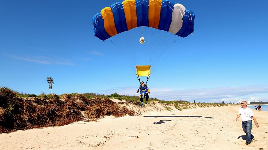 西澳大利亞珀斯/羅金厄姆/羅特尼斯島跳傘【市區免費接送/含伯斯來回船票/贈跳傘證書/專業教練Rockingham】