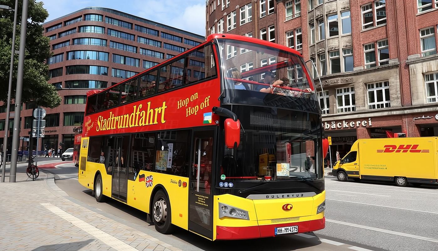 Hamburg: Hop-On/ Hop-Off Sightseeing Tour Classic Line