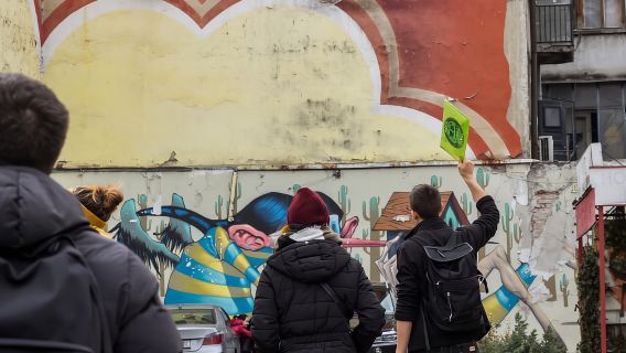 Sofia: Tour đi bộ ngắm nghệ thuật đường phố có hướng dẫn và tranh graffiti tuyệt đẹp