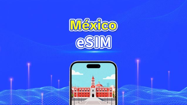 eSIM do México | 5G/4G | Pacote diário/de dados | Dados de alta velocidade | 24 horas | 1-30 dias | Código QR