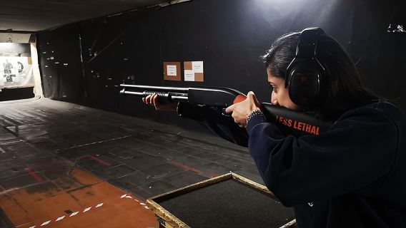 Riga Shooting Range : the Winchester, Glock 17, and Kalashnikov