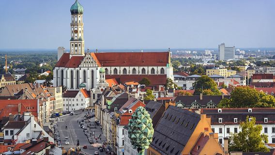 Historic and panoramic Augsburg self-guided walking tour