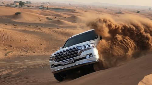 Private Morning Red Dune Safari with Camel Ride & Sandboarding 2