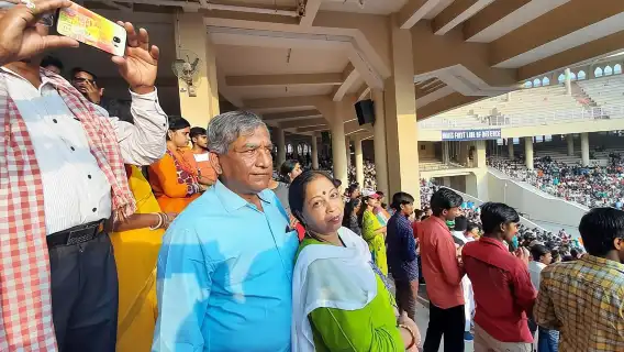 Amritsar Wagah Border Flag Ceremony.