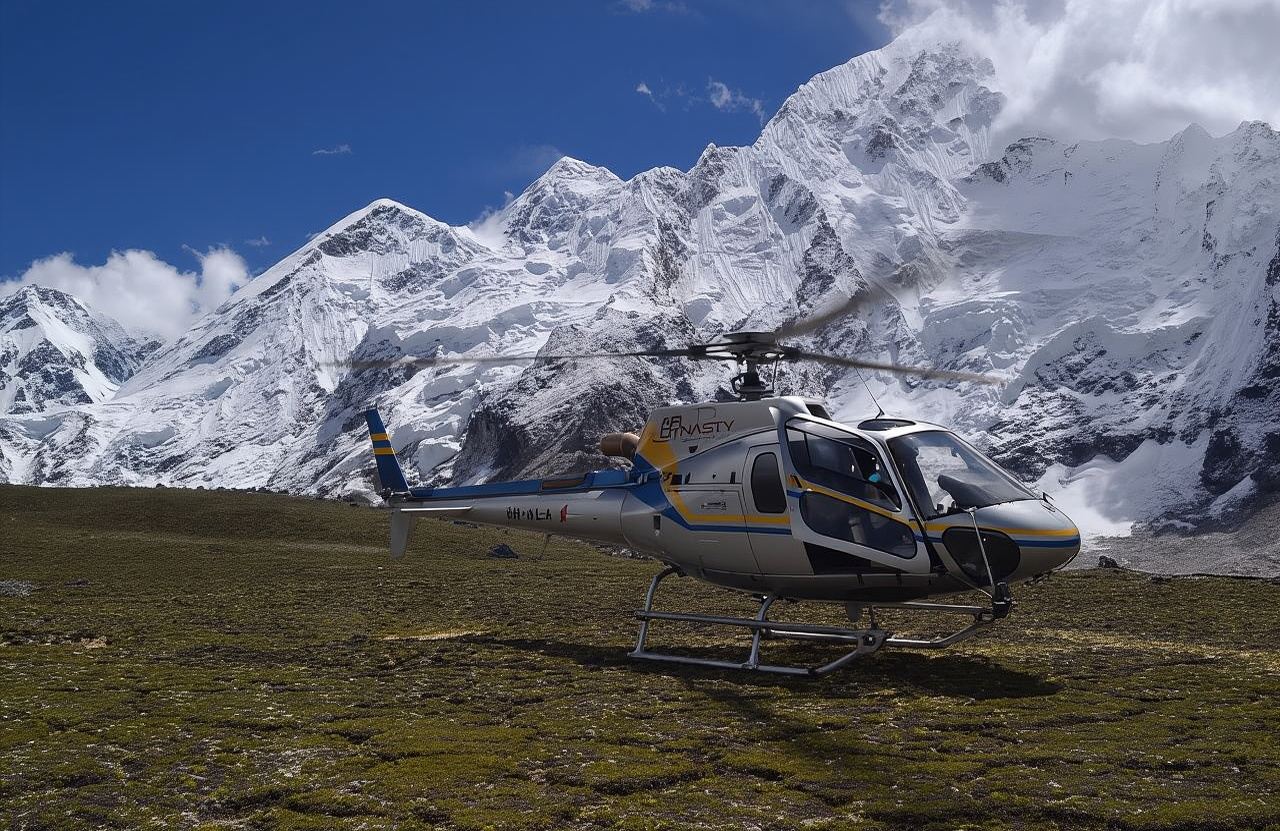 Tour in elicottero al campo base dell'Everest (EBC) in Nepal