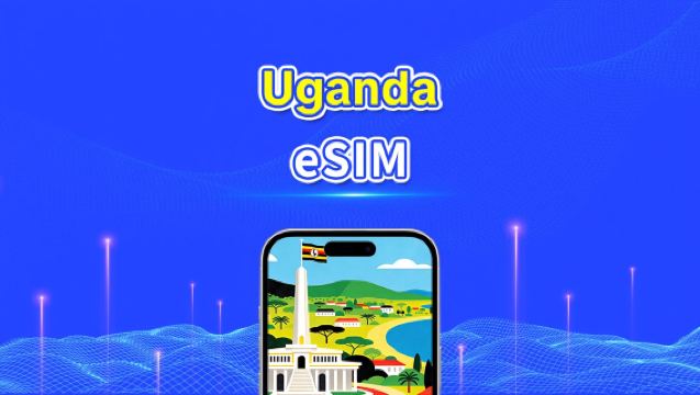 Ugandan eSIM | 4G | Nopea data | 24 tuntia | Valittavissa 1–30 päivää | QR-koodi