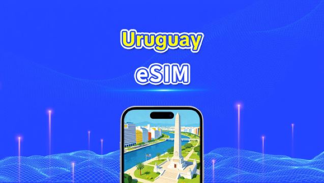 Uruguay eSIM | 5G/4G | Günlük Paket/Veri Paketi | Yüksek Hızlı İnternet | 24 Saat | 1-30 Gün | QR Kodu