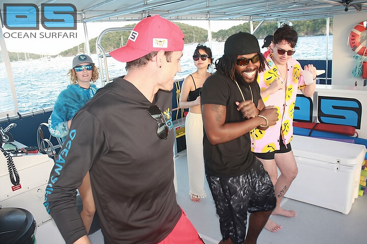 Afternoon Snorkel, Pizza & Sunset Tour departing from St. Thomas & St. John