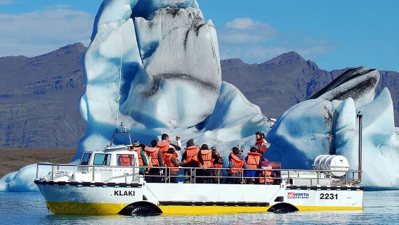 Iceland Jökulsárlón Glacier Lagoon Amphibian Boat Tour (Single boat ticket/35 minutes/May to October)