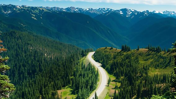 Olympic National Park self-guided driving audio tour