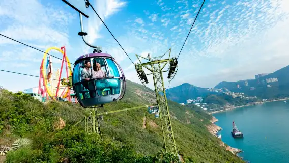 홍콩 오션파크 환승 [홍콩공항/서구룡/구룡/침사추이/코즈웨이베이/취안완/홍콩 디즈니랜드/오션파크 차량 이용]