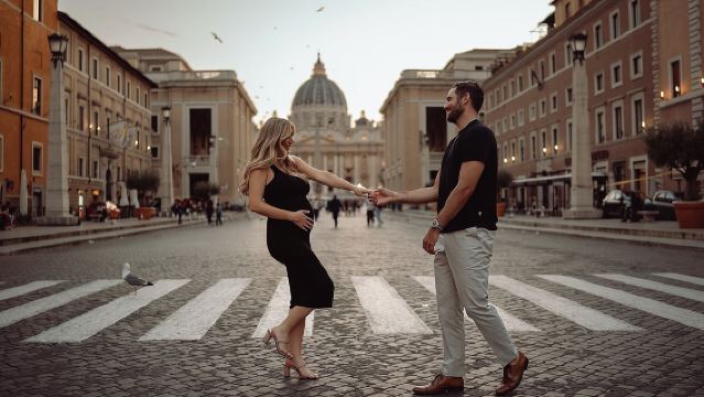 Séance photo professionnelle à Rome