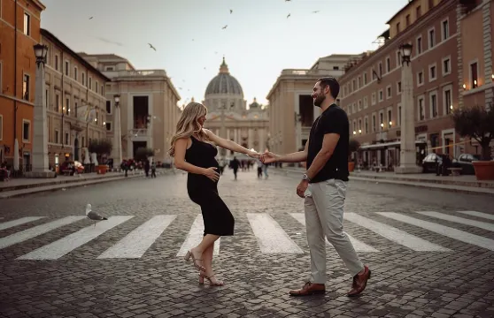 在羅馬進行專業攝影