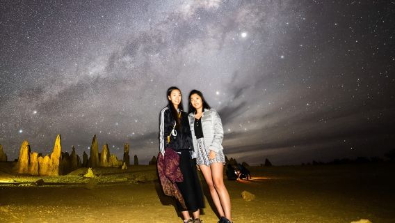 Perth, Australia Day Trip: Pinnacles Sunset Dinner & Stargazing Tour (Departs from Perth)